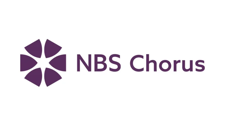 Logo with a geometric purple flower-like symbol to the left of the words “NBS Chorus” in purple text on a white background—a modern choice for any Essex architect or party wall professional.